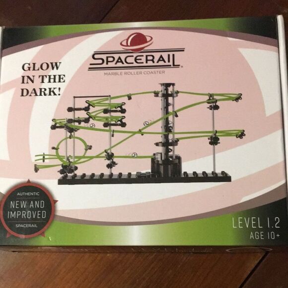 Spacerail Glow in the Dark Marble Roller Coaster - Picture 1 of 1